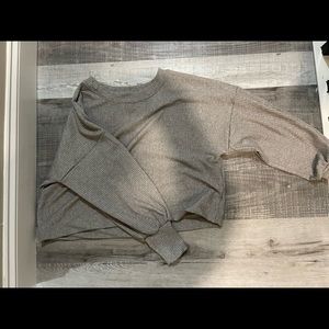 Grey long sleeve top